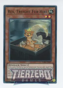 Yugioh DABL-EN027 - Rex, Freight Fur Hire - Super Rare - Image 1