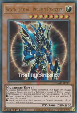 Yu-Gi-Oh! Soldat du Lustre Noir - Emissaire du Commencement : UR MAMA-FR047 - Image 1