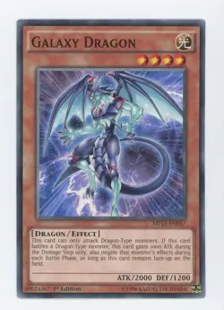 Yugioh Galaxy Dragon MP15-EN057 1st Edition Common NM - Image 1