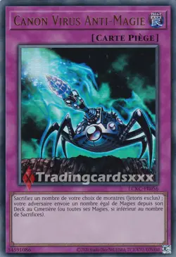 Yu-Gi-Oh! Canon Virus Anti-Magie : UR LCKC-FR056 - Image 1