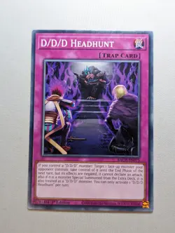 YUGIOH BACH-EN075 D/D/D Headhunt Common 1st Edition NM - Image 1
