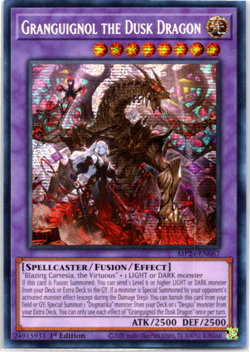 Granguignol the Dusk Dragon MP24-EN067 Prismatic Secret Rare 1st Edition Yugioh - Image 1