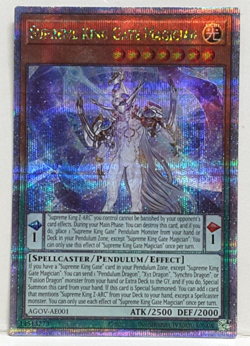 Yugioh Asian-English Supreme King Gate Magician AGOV-AE001 QCSE - Image 1