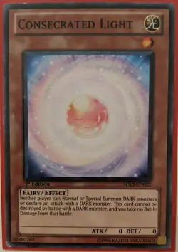 YuGiOh Consecrated Light 1st Edition SDLS-EN022/APBF-EN033 - Image 1
