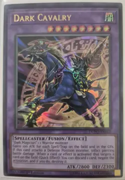 YuGiOh Dark Cavalry Ultra Rare 1st Edition DUPO-EN002 - Image 1