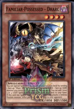 1st Ed Familiar-Possessed - Dharc ORCS-EN033 Yugioh - Image 1