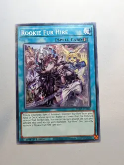 Yugioh TCG Card Rookie Fur Hire Common 1st Edition PHRA-EN065 - Image 1