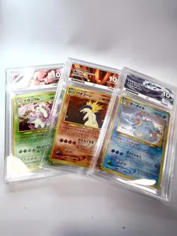 ACE 10 Typhlosion Meganium Feraligatr Sequential Neo Premium File 1 Set Pokemon - Image 1