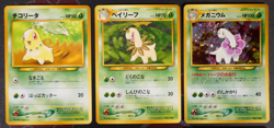 LP/NM Japanese COMPLETE Pokemon 9-Card PREMIUM FILE 1 Promo NEO GENESIS Holo Set - Image 2