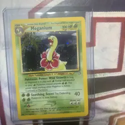 Pokemon TCG Meganium Neo Genesis 11/111 Holo Rare HP - Image 1