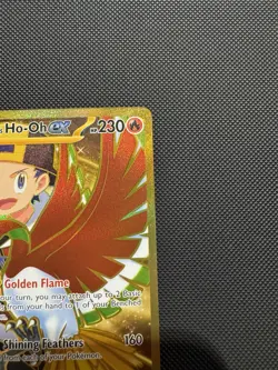 Pokemon TCG Ethan’s Ho-Oh ex 239/182 SV:10 Destined Rivals Hyper Rare Gold NM - Image 3