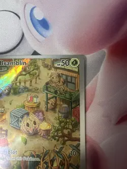 Pokemon TCG Bramblin Full Art Holo Illustration Rare Paldea Evolved 198/193 NM - Image 5