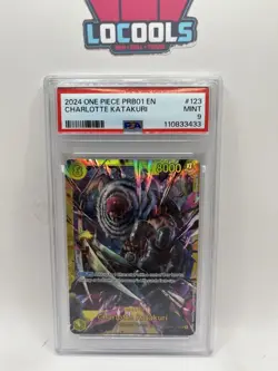 One Piece TCG PRB-01 OP03-123 Charlotte Katakuri SEC English PSA 9 GEM MINT - Image 1