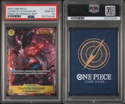 ONE PIECE TCG Charlotte Katakuri SEC Alt Art OP03-123 PRB-01 PSA 10 💎 - Image 3