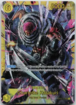 CHARLOTTE KATAKURI - One Piece TCG OP03-123 - Secret Rare SEC - PRB01 - Image 1