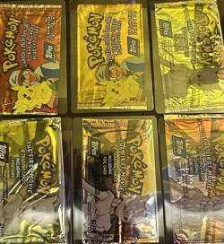 Pokemon TCG Lot of 100% Authentic Empty Booster Pack Wrappers | TOPPS Sets - Image 1