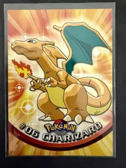 Charizard #06 Topps TV Animation Italian 1999 Pokemon TCG LP+ - Image 1
