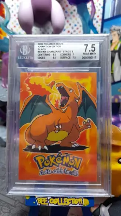 Pokemon Tcg 1999 Topps Charizard Movie E6 #06 Stage3 PSA - BGS 7.5 NEAR MINT + - Image 2