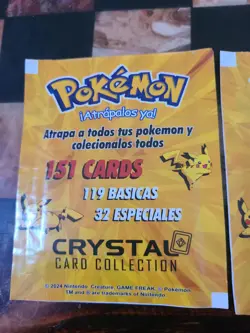 Pokemon Stained Glass Crystal Card Collection Peru 2 Packs SEALED Holo GameFreak - Image 4