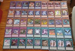 YuGiOh Cards Cyber Dragon Deck core collectible trading card game Cyberdarkness. - Image 1