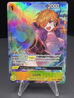 Lilith OP13-113 Alt Art R Carrying On His Will One Piece Card Game English - Image 1