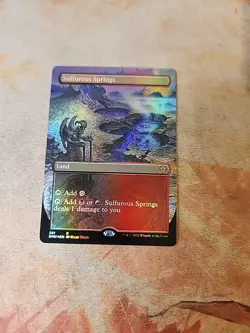 Sulfurous Springs Borderless Foil Dominaria United MTG NM - Image 1