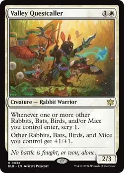 Valley Questcaller 0036 MTG Bloomburrow Rare NP - Image 1