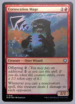 Coruscation Mage - Foil - 131 - Bloomburrow (BLB) MTG - Image 1