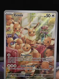 Pokemon Card Eevee 188/167 Twilight Masquerade Special Illustration Rare NM - Image 2
