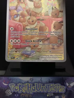 Pokemon Card Eevee 188/167 Twilight Masquerade Special Illustration Rare NM - Image 3