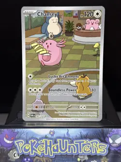 Pokemon Card Chansey 187/167 Twilight Masquerade Illustration Rare Near Mint - Image 1