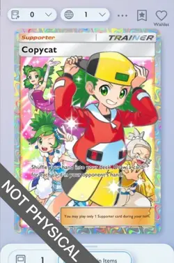 Pokemon TCG POCKET - Copycat Full Art 2⭐, Mega-Rising, English - Image 1