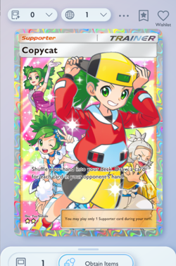 Pokemon TCG POCKET - Copycat Full Art 2⭐, Mega-Rising, English - Image 3