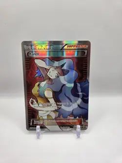 Pokemon TCG Karen XY177a X & Y Supporter Ultra Rare Full Art Holo Promo - NM - Image 3