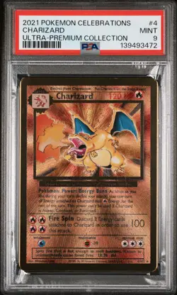 2021 POKEMON CELEBRATIONS ULTRA-PREMIUM COLLECTION #4 CHARIZARD PSA 9 - Image 1