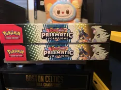 Pokemon Lucario Tyranitar Premium Collection Prismatic Evolutions Sam’s Club 2x - Image 3