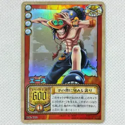 One Piece Cardgame Carddass Booster4 Holo RK-C02 Ace Bandai 2002 Japan - Image 1