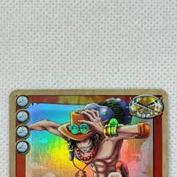 One Piece Cardgame Carddass Booster4 Holo RK-C02 Ace Bandai 2002 Japan - Image 3