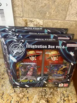 3x One Piece Illustration Box Vol 6 Brand New Sealed Volume 6 LOT of 3 - Image 1