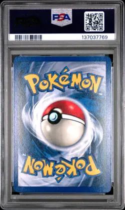 1999 POKEMON BASE SET 1ST EDITION #8 MACHAMP-HOLO PSA 8 - Image 2