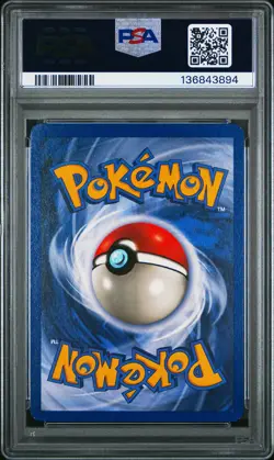 1999 POKEMON BASE SET 1ST EDITION #8 MACHAMP-HOLO PSA 7 - Image 2