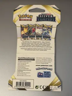 Pokemon TCG Silver Tempest Sleeved Booster Pack Random Art - Image 2
