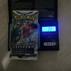 VERY HEAVY!! 🔥 22.1g! Sleeved Silver Tempest Pokemon TCG Sealed Booster Pack - Image 1