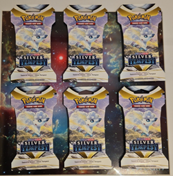 Pokemon Silver Tempest Sleeved Booster Pack x6 New & Sealed - Image 1