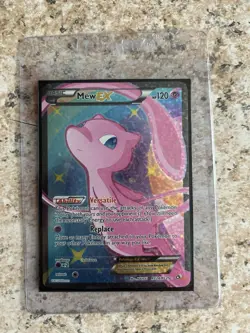 Pokemon Mew EX Full Art Ultra Rare Holo RC24/RC25 Legendary Treasures Card - Image 2
