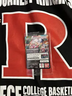 IN HAND One Piece Monkey D. Luffy US College Basketball Promo Card RUTGERS 01/27 - Image 2