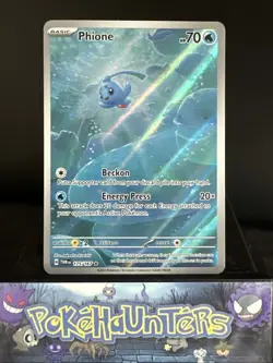 Pokemon Card Phione 175/167 Twilight Masquerade Illustration Rare Near Mint - Image 1