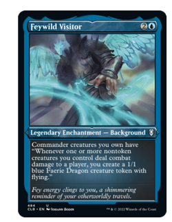 Feywild Visitor (FOIL Etched) Commander Legends MTG - Image 1