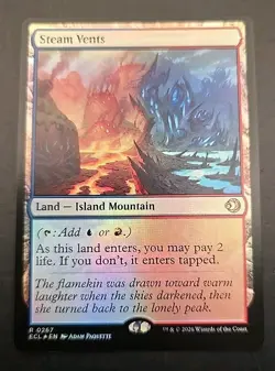 Steam Vents Lorwyn Eclipsed MTG Foil Near Mint - Image 1