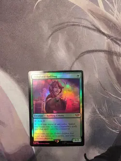 Foil- Delighted Halfling | MTG The Lord of the Rings English - Image 1